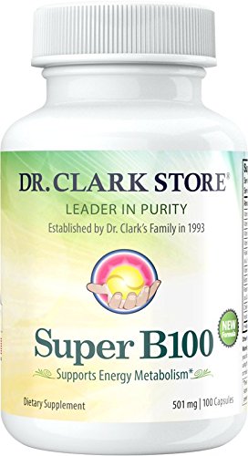 Dr Clark Store B Vitamin Complex SuperB100 – 501 mg, 100 Gelatin Capsules