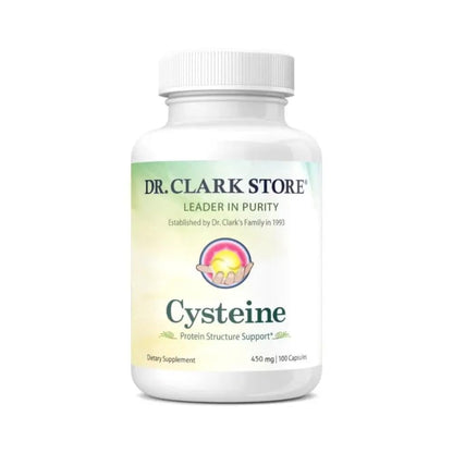 Dr Clark Store Cysteine 500mg – 100 Capsules (Pack of 2) for Immune & Respiratory Support