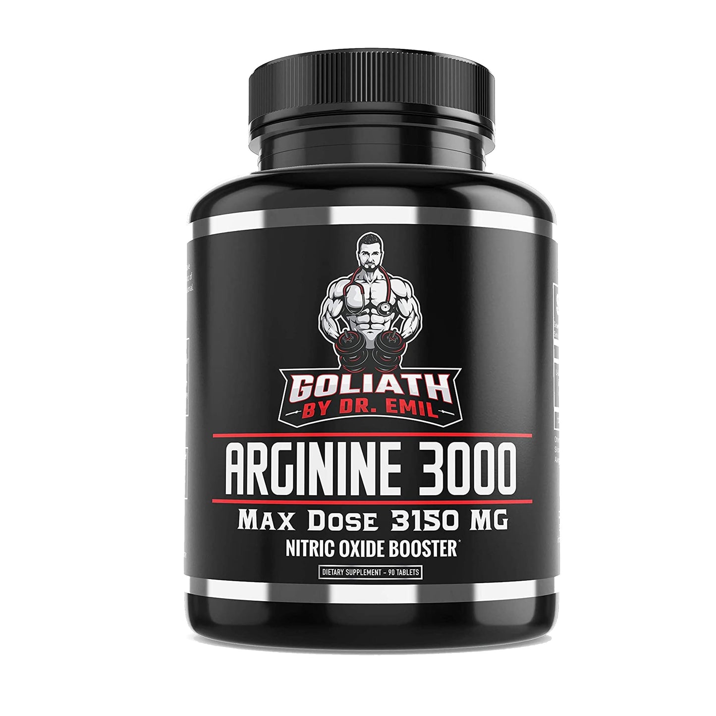 Dr. Emil L-Arginine 3150mg | 90 Tablets | Nitric Oxide, Vascularity & Heart Health