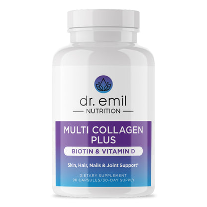 DR. EMIL NUTRITION Multi Collagen Plus Biotin & Vitamin D – Hair, Skin & Nails