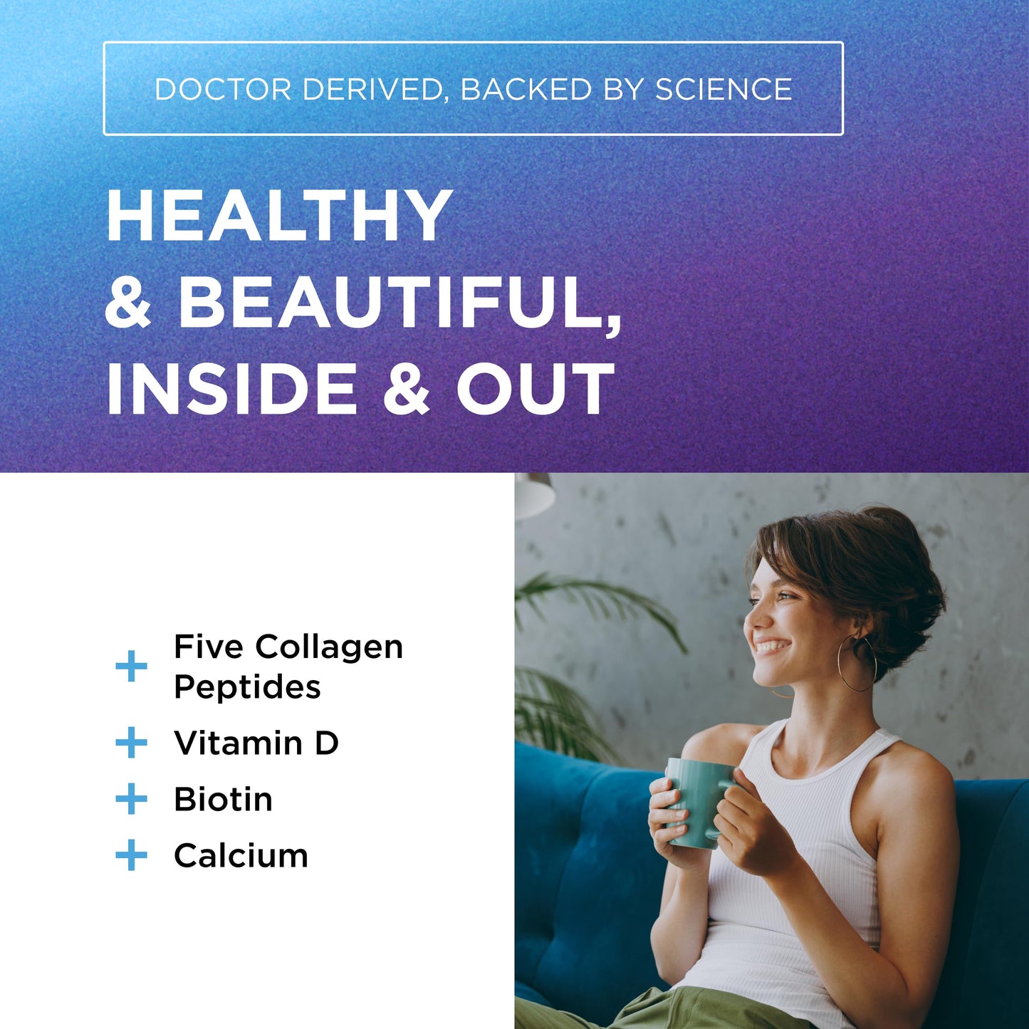 DR. EMIL NUTRITION Multi Collagen Plus Biotin & Vitamin D – Hair, Skin & Nails