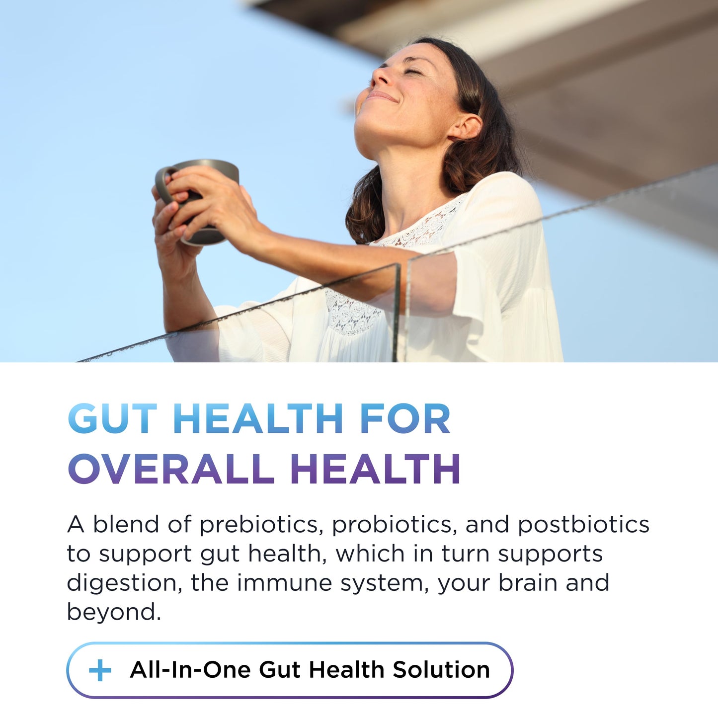 DR. EMIL NUTRITION Total Gut Health Complex – Prebiotic, Probiotic & Postbiotic Supplement – Supports Digestive Health, Bloating & Gut Balance – Non-GMO & Soy-Free – 60 Capsules