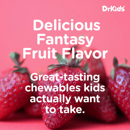 Dr. Kids Children's Allergy Relief Chewables Gels – Fantasy Fruit Flavor, 20 Count