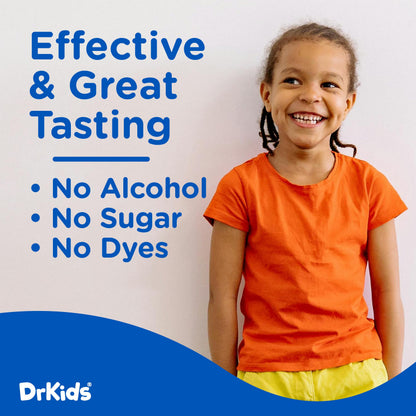 Dr. Kids Children's Allergy Relief with Diphenhydramine | Pre-Measured Vials, Mixed Berry