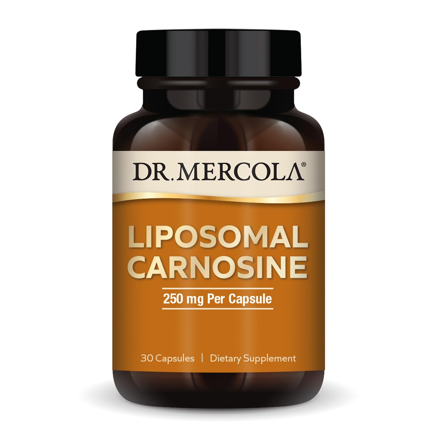 Dr. Mercola Liposomal Carnosine 250mg | 30 Servings, Non-GMO Dietary Supplement