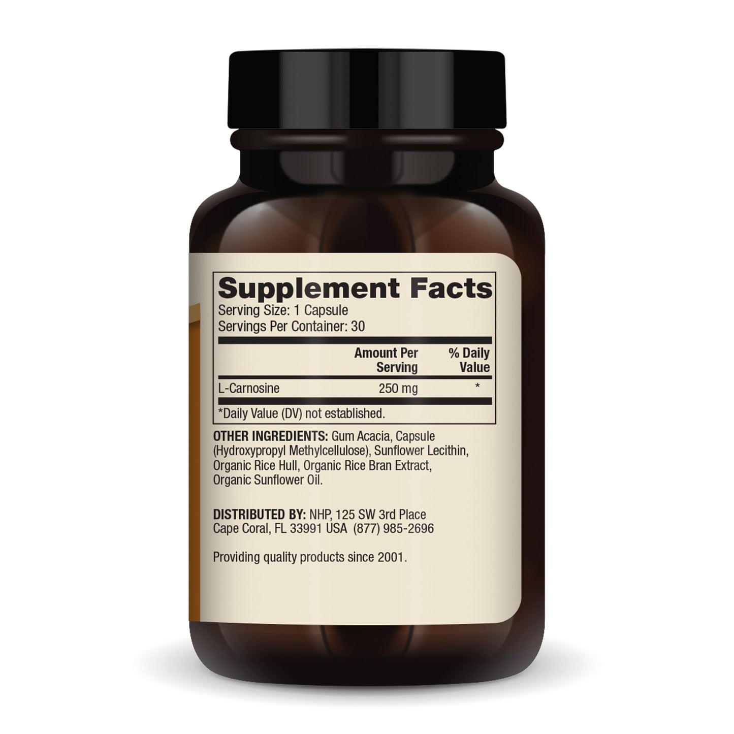 Dr. Mercola Liposomal Carnosine 250mg | 30 Servings, Non-GMO Dietary Supplement