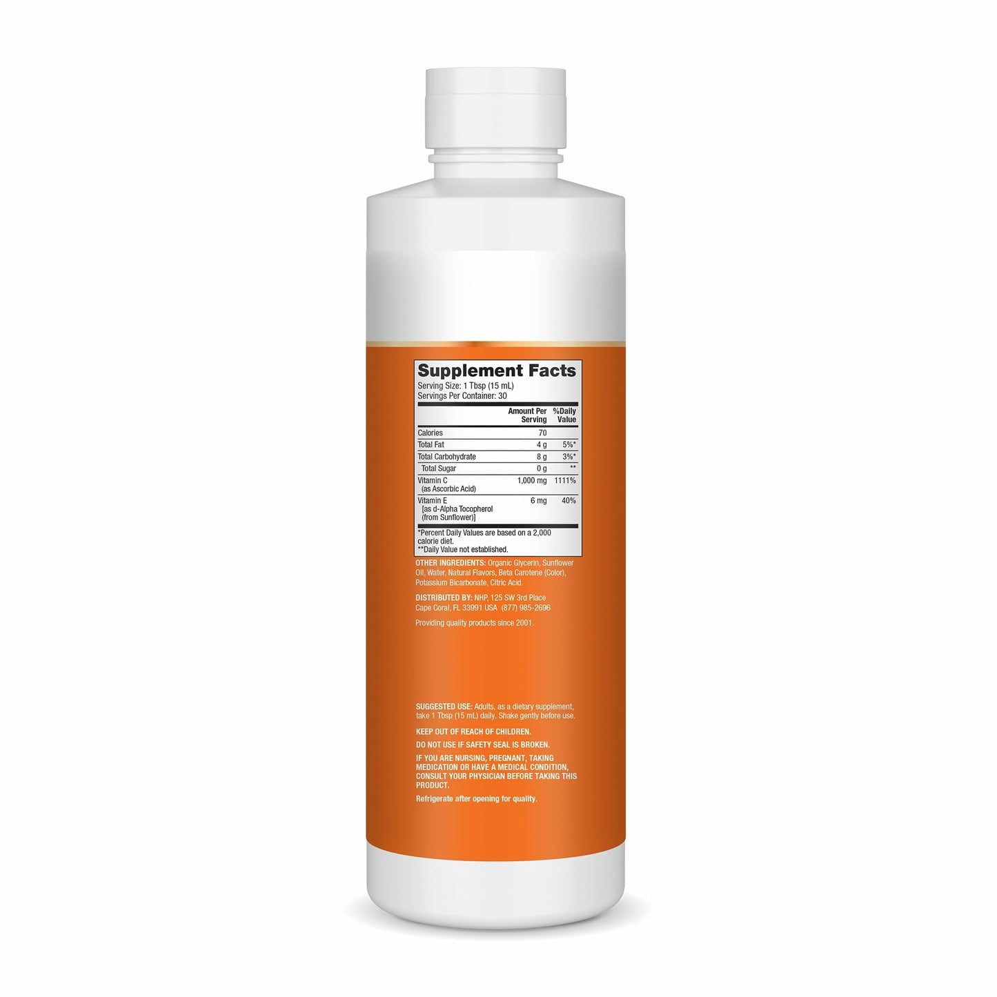 Dr. Mercola Liposomal Vitamin C – 1,000 mg per Serving, Citrus Vanilla (450 mL) | 3 Pack
