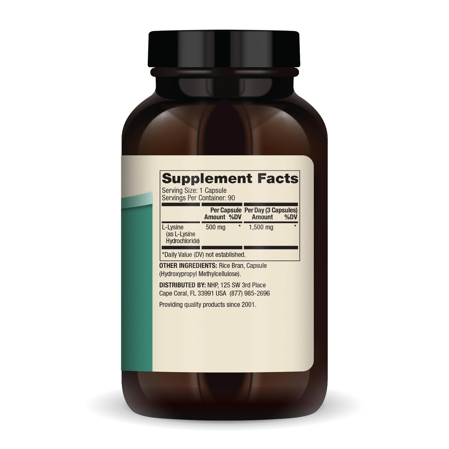Dr. Mercola L-Lysine 1500 mg – 90 Capsules (Pack of 2) | Non-GMO, Gluten Free, Soy Free