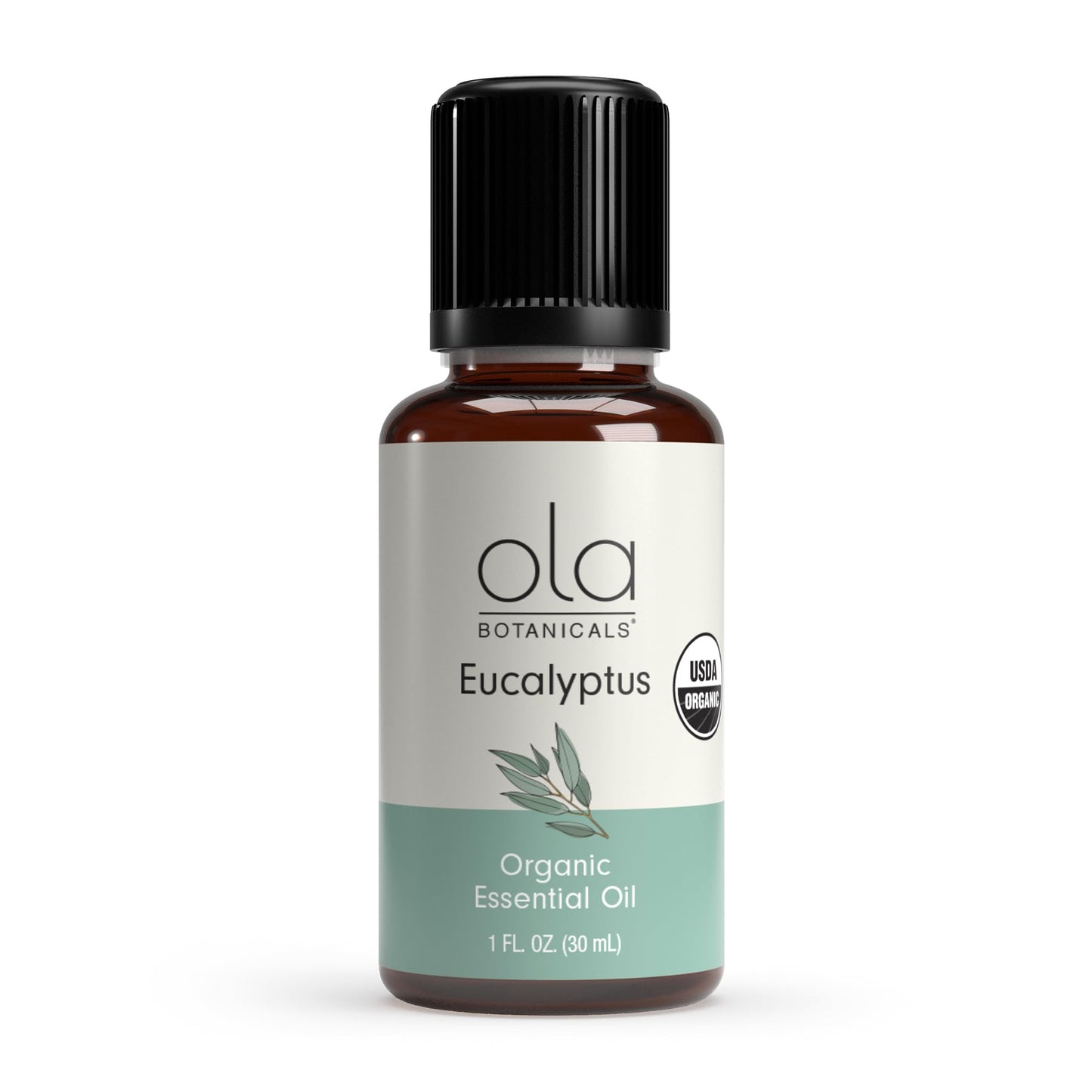 Dr. Mercola Ola Botanicals Organic Eucalyptus Essential Oil – USDA Organic, 1 fl oz, Refreshing & Soothing