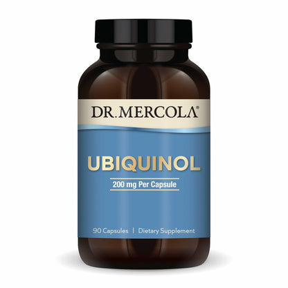 Dr. Mercola Ubiquinol – 90 Servings (90 Capsules), 200 mg per Capsule, Non-GMO Dietary Supplement