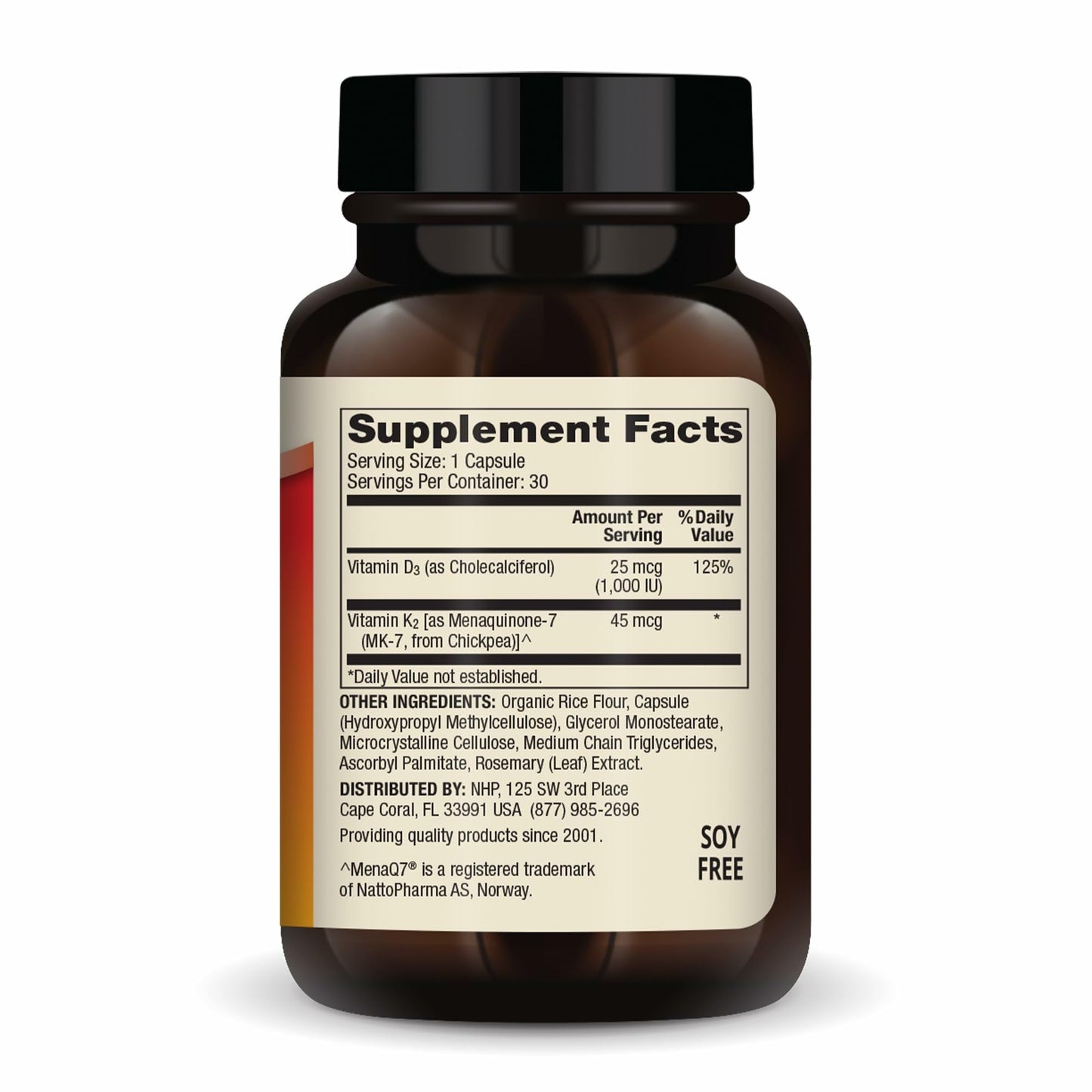 Dr. Mercola Vitamins D3 & K2 Low Dose - 2-Pack | Immune & Bone Support