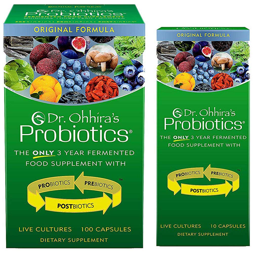 Dr. Ohhira's Probiotics Daily Original Formula – 100 Caps + Travel Pack | Essential Formulas