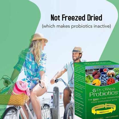 Dr. Ohhira's Probiotics Daily Original Formula – 100 Caps + Travel Pack | Essential Formulas