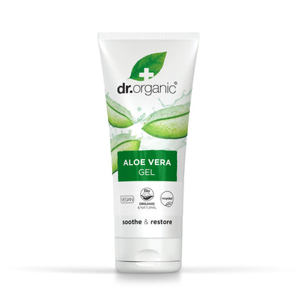 Dr Organic Aloe Vera Gel 200ml - Pure Aloe Vera Skin Care