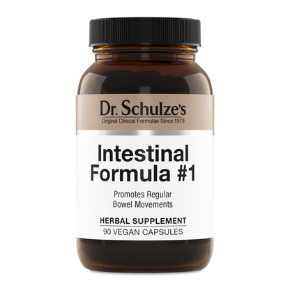 Dr. Schulze's Intestinal Formula #1 – Plant-Based Colon Cleanse & Bowel Movement Support | 90 Count