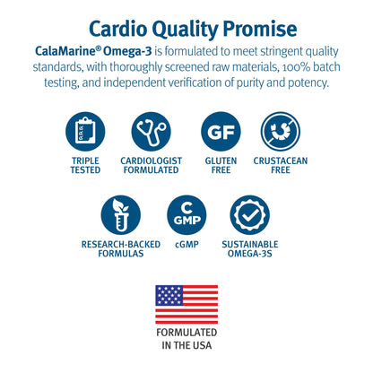 Dr. Sinatra CalaMarine Omega-3 with DHA & EPA – Clinical Grade, 60 Softgels for Heart, Brain & Eye Health