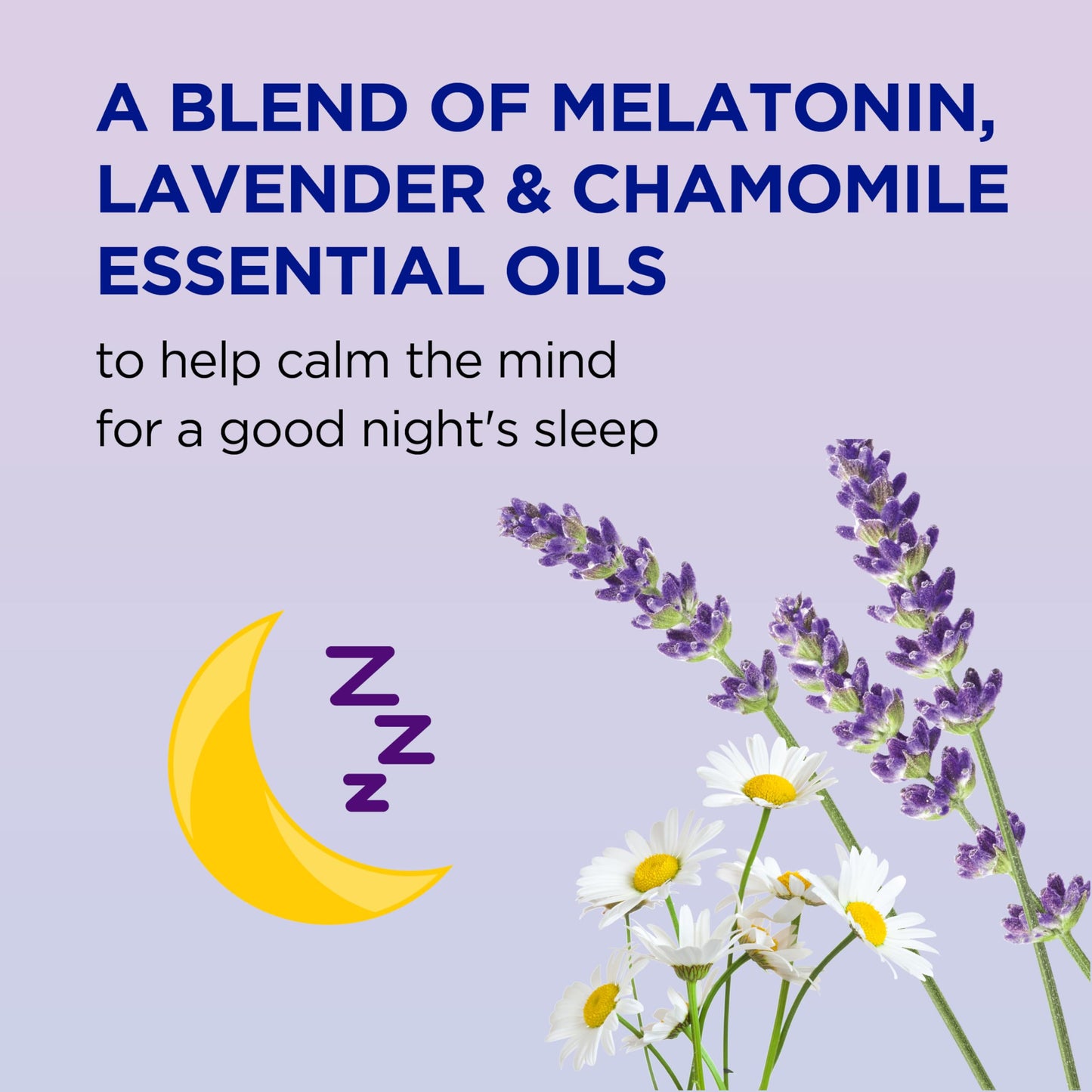 Dr Teal's Calm Blend Sleep Spray with Melatonin, Lavender & Chamomile Essential Oils – 6 fl oz (Pack of 3)