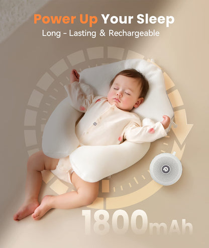 Dreamegg D11 Max Portable Noise Machine – 21 Sounds, 1800mAh Battery