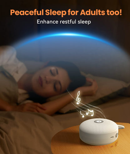 Dreamegg D11 Max Portable Noise Machine – 21 Sounds, 1800mAh Battery