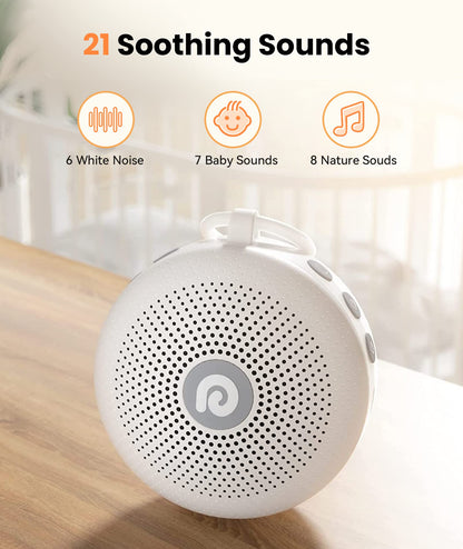 Dreamegg D11 Max Portable Noise Machine – 21 Sounds, 1800mAh Battery