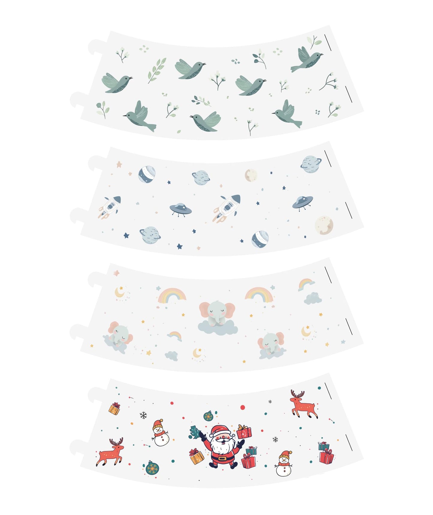 Dreamegg Nite 1 Coverlets – Four Cartoon Designs for Kids Sleep
