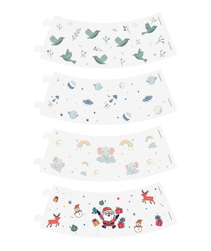 Dreamegg Nite 1 Coverlets – Four Cartoon Designs for Kids Sleep
