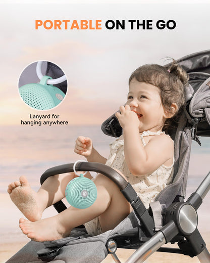 Dreamegg Sound Therapy Machine - Portable White Noise for Baby & Adults | 21 Sounds, 1800mAh Battery, Travel-Friendly