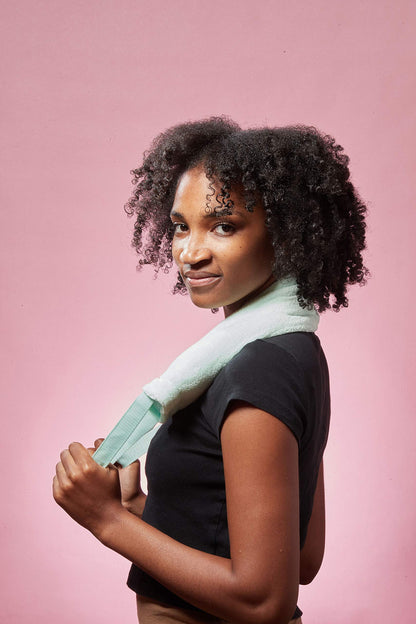 DreamTime Comfort Neck Wrap – Lavender & Peppermint Aromatherapy for Neck & Shoulder Tension (Green)