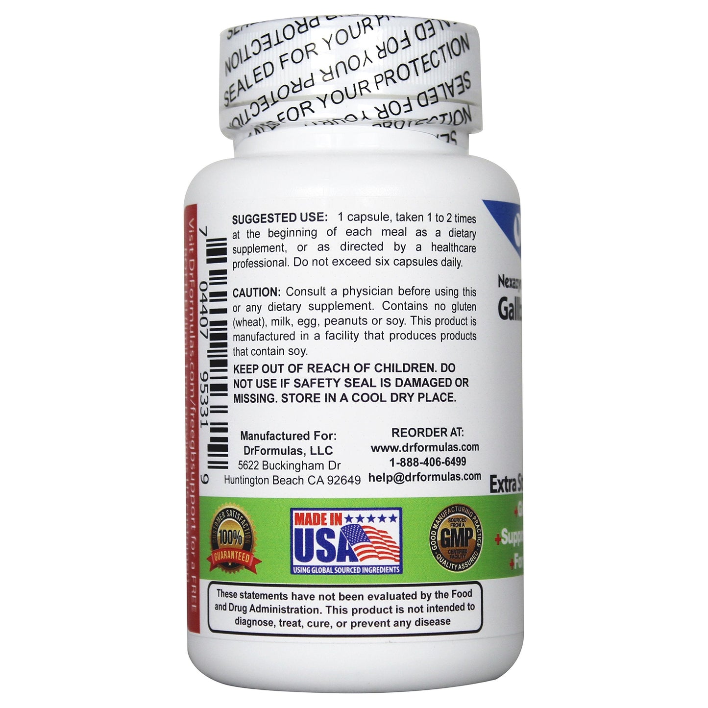 DrFormulas 18 Digestive Enzymes - Gallbladder & Pancreatic Support (60 Capsules)