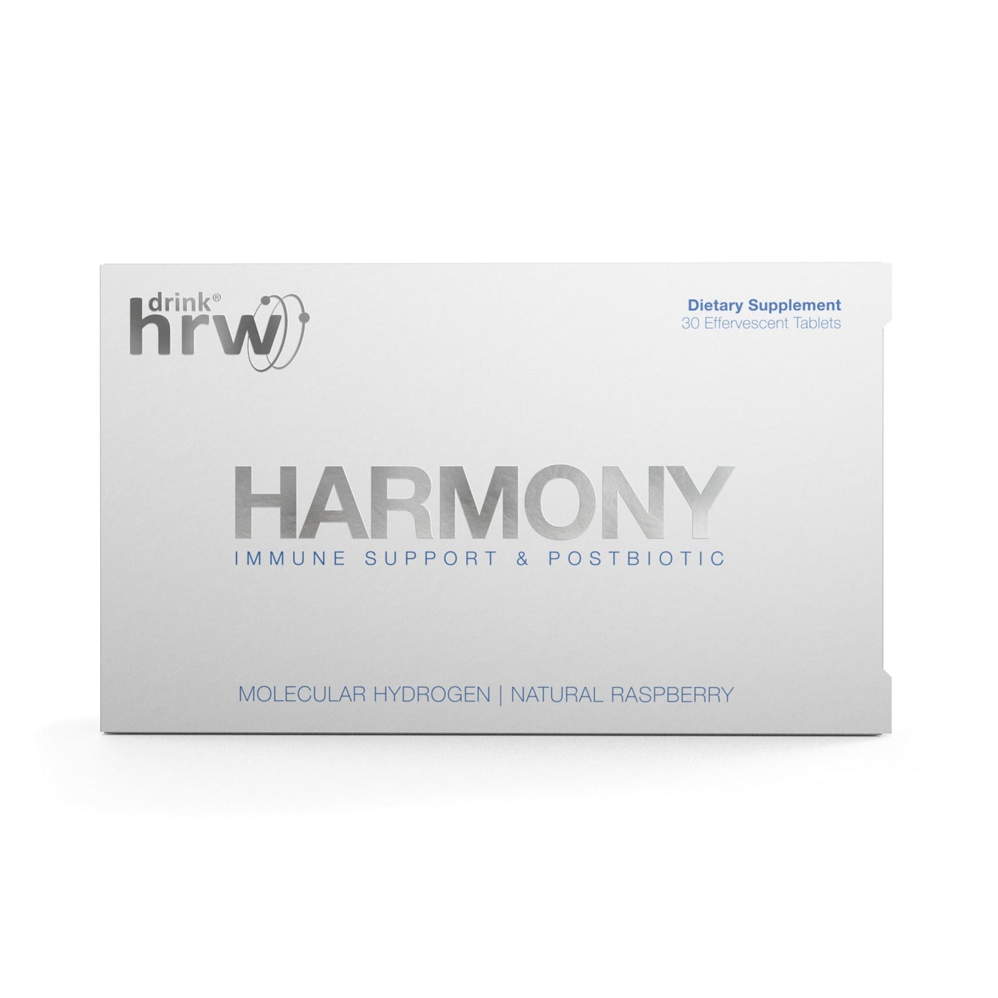 DRINK HRW Harmony: Molecular Hydrogen Tablet with ImmunoLP20 (Raspberry, 30ct)