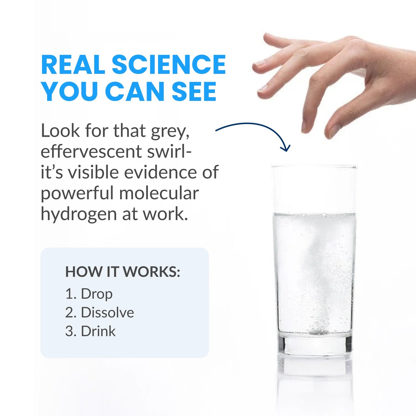 DRINK HRW Rejuvenation: Molecular Hydrogen Water Tablets with 12 ppm H2 | 60 Count, Unflavored
