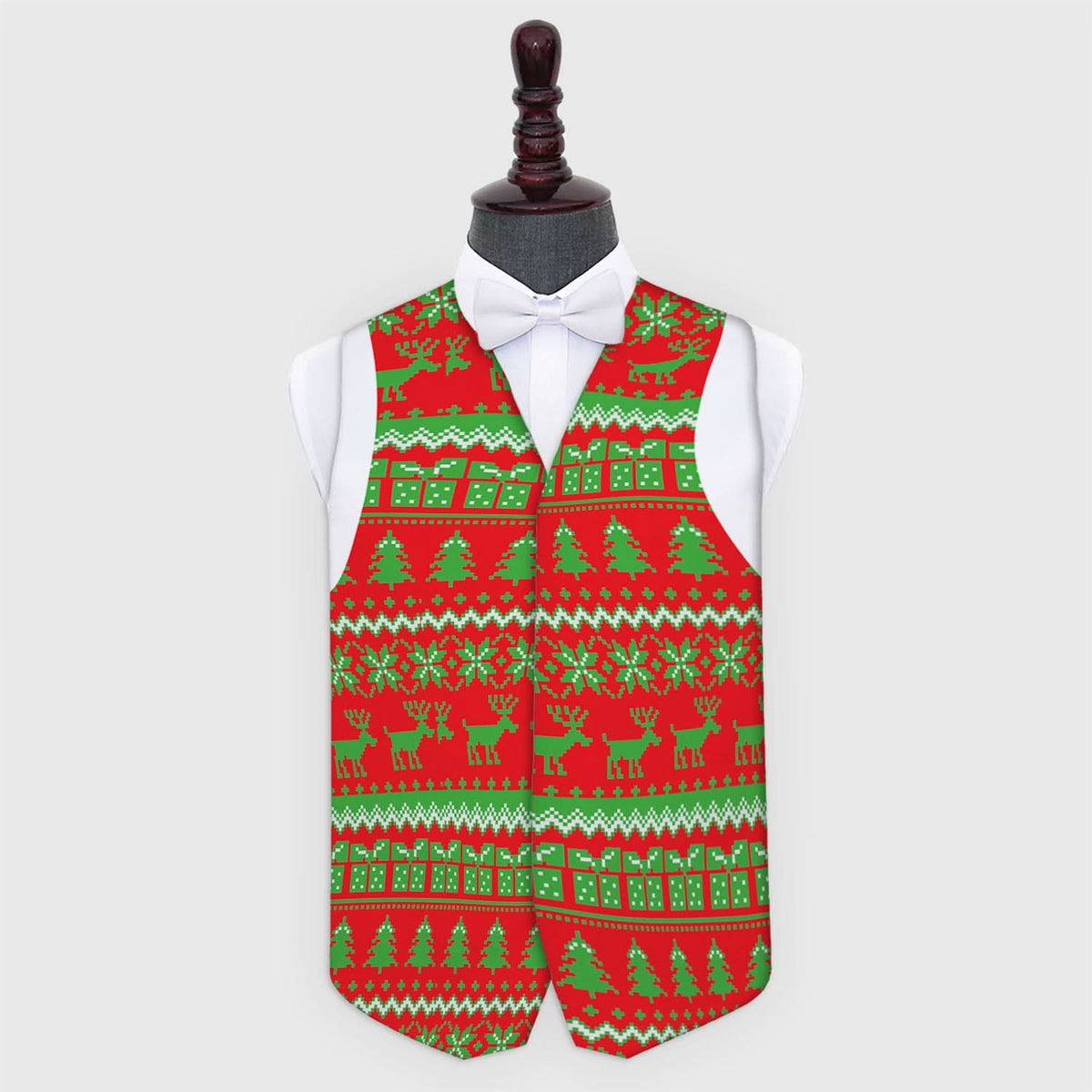 Christmas Drinks Xmas Jumper - Novelty Costume Fancy Dress Waistcoat ( 4 sizes available )