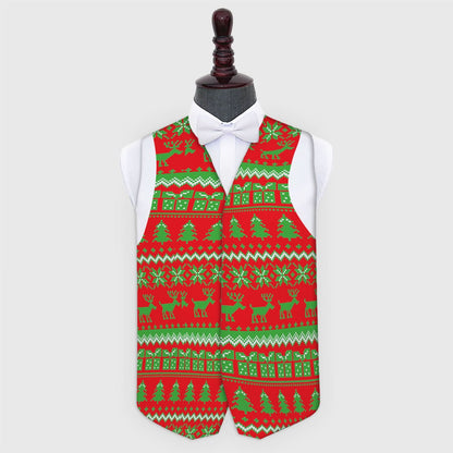 Christmas Drinks Xmas Jumper - Novelty Costume Fancy Dress Waistcoat ( 4 sizes available )