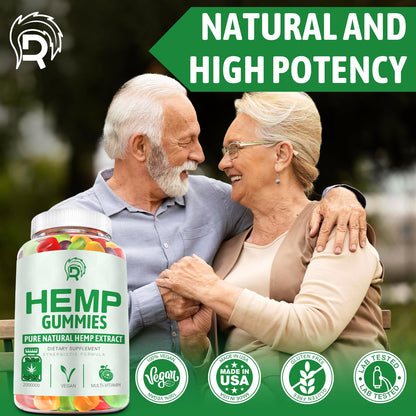 Drloton Hemp Gummies (3 Pack) – Sleep, Pain & Anxiety Support | High Potency