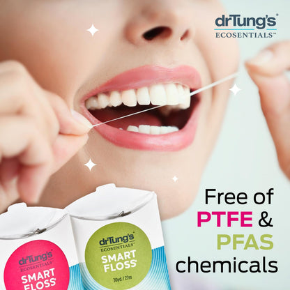 DrTung's Smart Floss - Natural Expanding Floss, Cardamom Flavor (4-Pack)