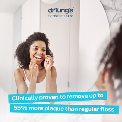 DrTung's Smart Floss - Natural Expanding Floss | Cardamom Flavor | BPA Free | Pack of 3