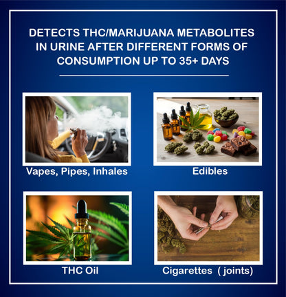3 Pack DrugExam Multi Drug Screen Test – Urine THC Detection with Detailed Instructions