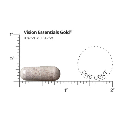 Dr. Whitaker's Vision Essentials Gold – Lutein 40 mg, Zeaxanthin & Taurine (120 capsules)