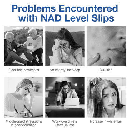 DUCRKACS NAD Supplement - NR 1000mg + Resveratrol | Liposomal NAD