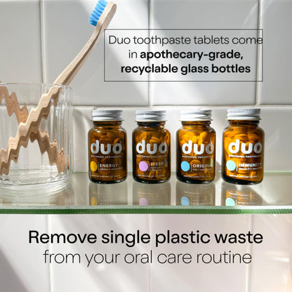 Duo Toothpaste Tablets with Nano-Hydroxyapatite (nHa) – Natural Whitening, Remineralize & Sensitivity Relief