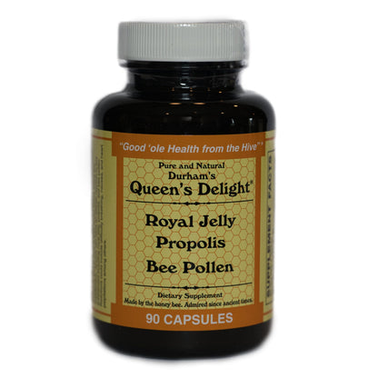 Durham's Bee Farm, Inc. Queen's Delight | Royal Jelly, Propolis & Bee Pollen Supplement