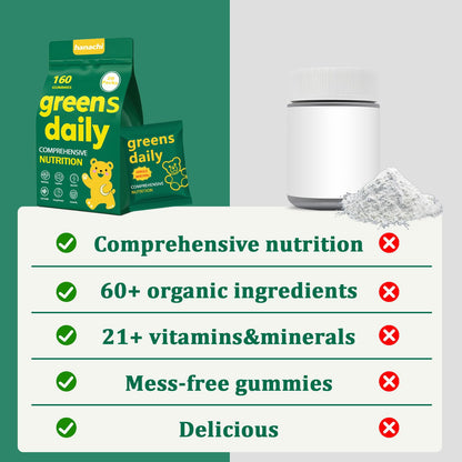 DYDUON Greens Gummies – Daily Greens with Organic Chlorella & Spirulina