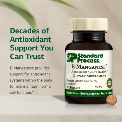 Standard Process E-Manganese - Antioxidant Health Support | Vitamin E & Manganese