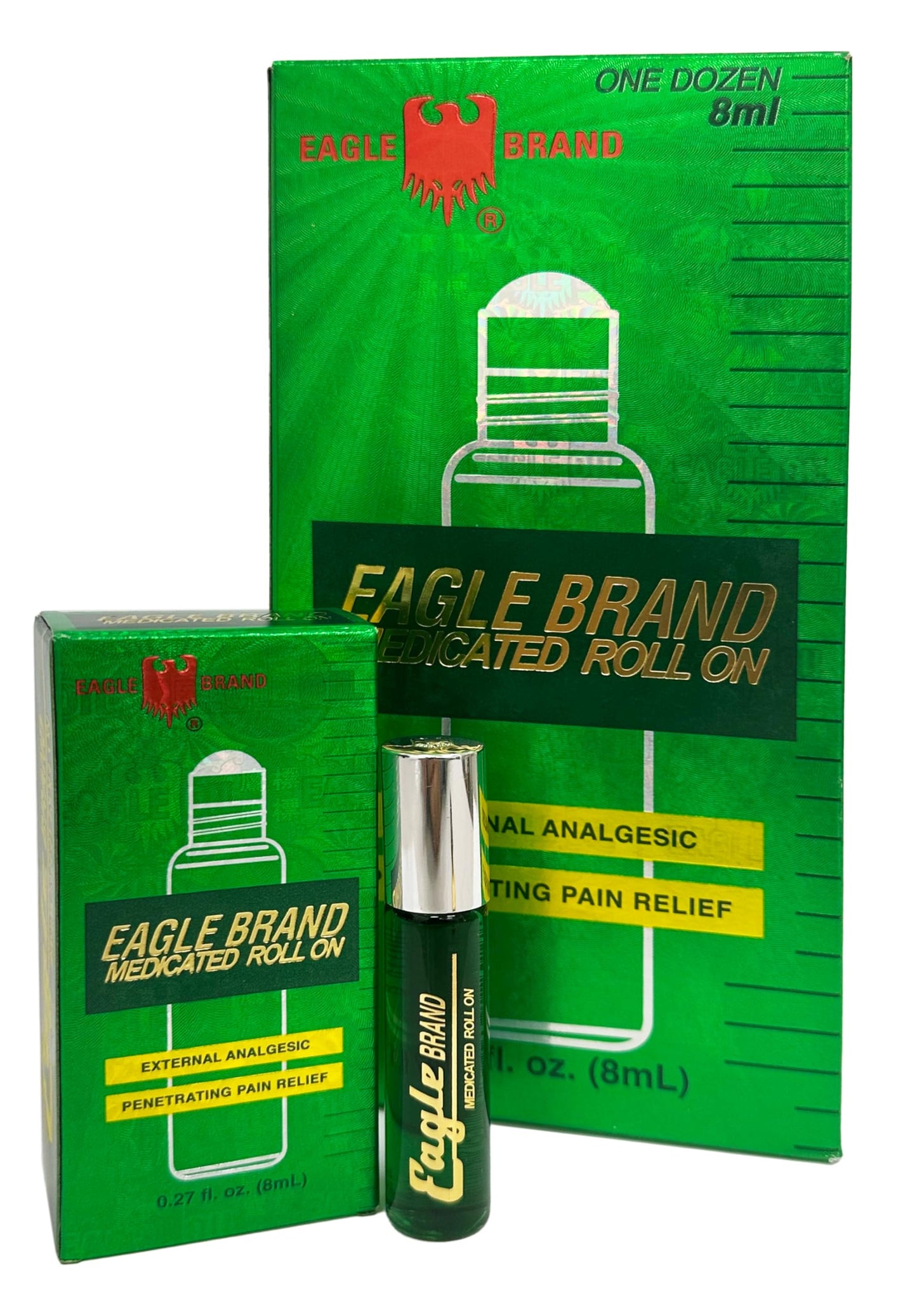 Eagle Brand Medicated Oil Roll-On – Dozen Pack (Pack of 12)