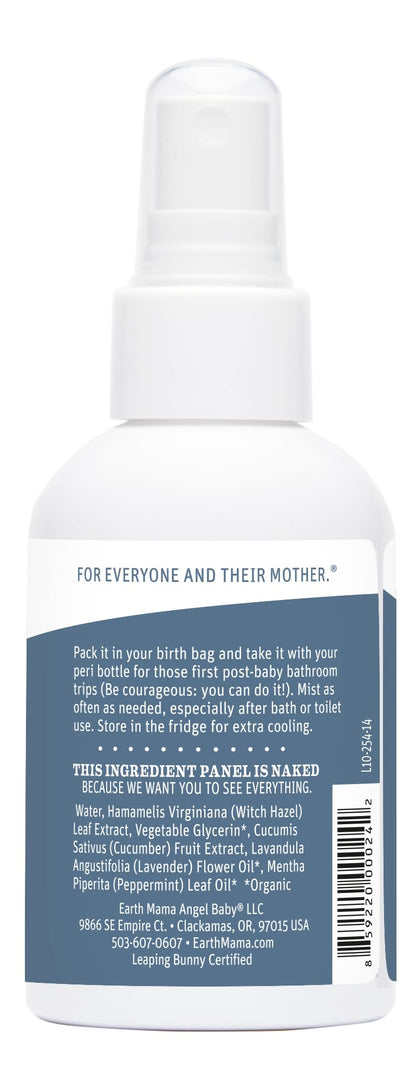 Earth Mama Herbal Perineal Spray – Pregnancy & Postpartum Cooling with Witch Hazel