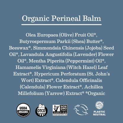 Earth Mama Postpartum Recovery Kit – Take Care Down There with Organic Perineal Balm & Herbal Perineal Spray (2-Piece)