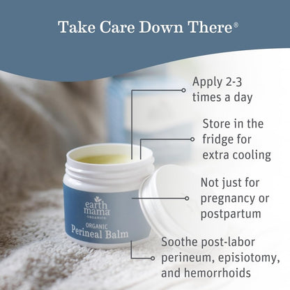 Earth Mama Postpartum Recovery Kit – Take Care Down There with Organic Perineal Balm & Herbal Perineal Spray (2-Piece)