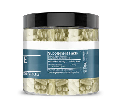 Earthborn Elements Artichoke Extract 200 Capsules – Pure & Undiluted, No Additives (Pack of 2)