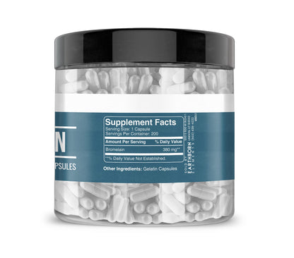Earthborn Elements Bromelain 200 Capsules – Pure & Undiluted
