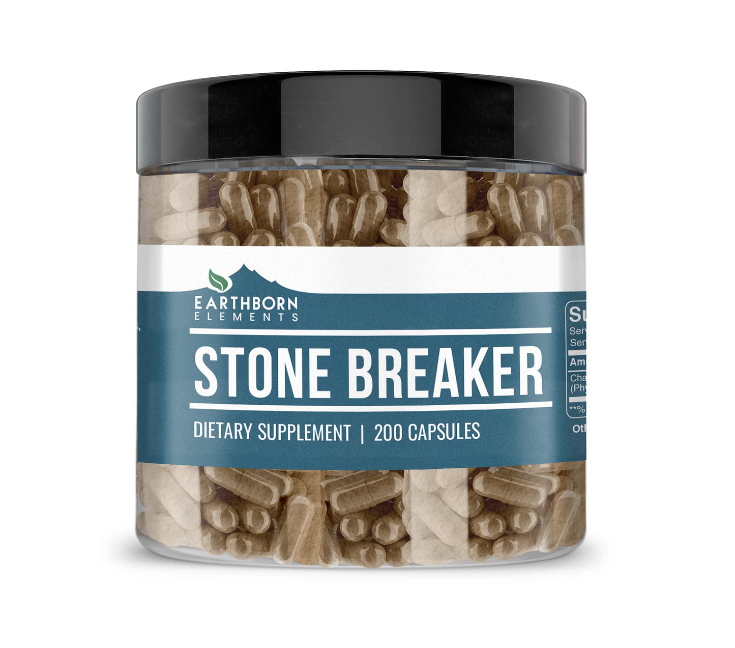 Earthborn Elements Chanca Piedra 200 Capsules – Pure Stone Breaker, No Additives